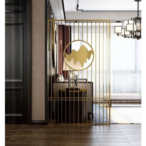 Stainless Steel Screen Partition Home Entrance Door To Block The Living Room Decoration Entrance