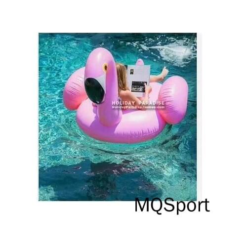 Floating Bed Adult Water Riding Giant Inflatable Flamingo Swimming Float Pool Float Swan Tube Raft Kid Swimming Ring Pool 150cm