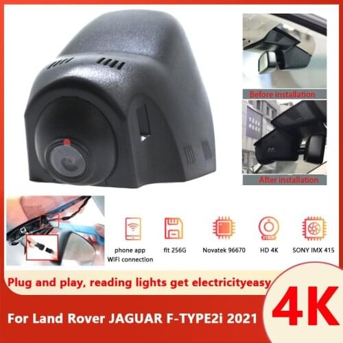 Plug and play Car DVR Video Recorder Dash Cam Camera For Land Rover JAGUAR F-TYPE2i 2021 High quality driving recorder hd 2160P