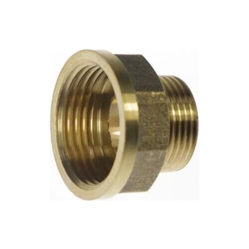 Brass 1" Female x 3/4" Male BSPP Connection Bushing Adapter Reducer