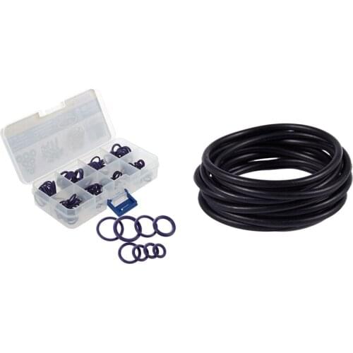 10 Pcs 3 mm x 56 mm Rubber Seal Oilfilter O Rings Gasketet with 145 Pcs 8 Modes HNBR F12 R134 a O-Ring Oil Seal Ring