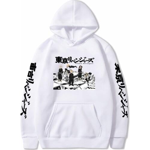 Tokyo Revengers Hoodies Japanese Anime Mens Hoodie Streetwear Casual Sweatshirts Kawaii sudadera con capucha de mujer Clothes