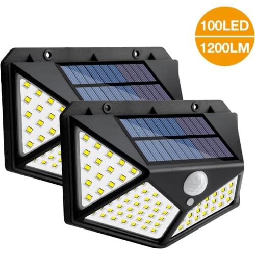 Outdoor LED Solar Light Motion Sensor Sunlight Garden Decorate Emergency Lamp Street Lights Solar Powered Lantern Wall Lamp