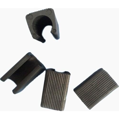 10mm inner plastic tube pad,rolling wheelchair clamp tube saddle washer pad pipe wrapping damper,Folding Bed furniture cup leg