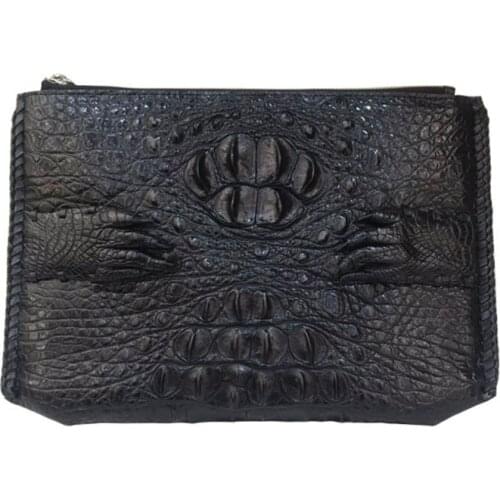 YL0037 Crocodile Quality Real Leather Luxury Wallet Men Famous Brands High Quality Fashionable Mens Bag