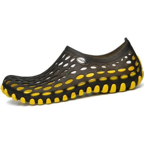 Women Jelly Shoes For 2021 Summer Men Garden Clogs Double Colors PVC Injection Shoes Male Beach Slippers Outdoor Lady Aqua New