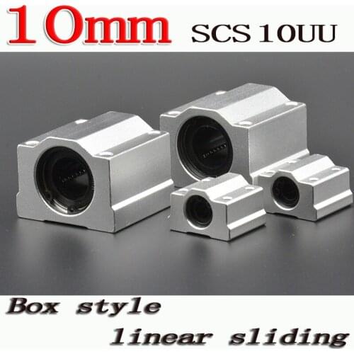 10pcs/lot SC10UU SCS10UU 10mm Linear motion ball bearings slide block bushing for 10mm linear shaft rail CNC parts
