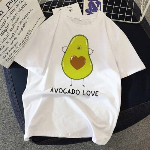 90s Graphic Rock Top Tees Female Avocado doll T Shirt Women Harajuku Vintage T-shirt Fashion Queen Tshirt