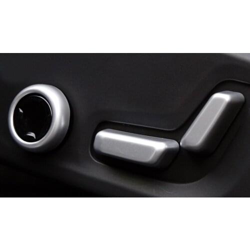 For VOLVO XC60 2018/ XC90 2015-2018 ABS Matte Interior Seat Adjustment Cover Trim 6pcs