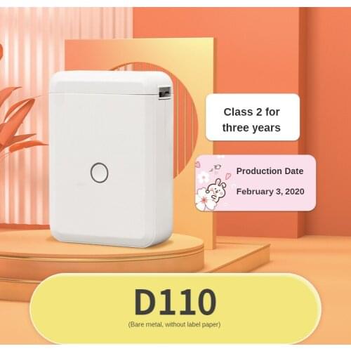 D110 Wireless Label Printer принтер printer portable Office printer Mini printer bluetooth thermal printer sticker printer small
