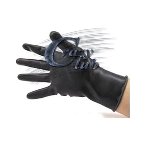 Crazy club_New arrival Latex gloves wrist length gloves heavy latex adult glove glove-style wrist free shipping fast delivery