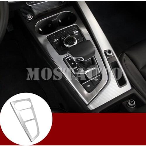 For Audi A4 S4 Interior Center Console Gear Shift Box Frame Cover Trim 2016-2020 1pcs Car Accessories Interior Car Decor