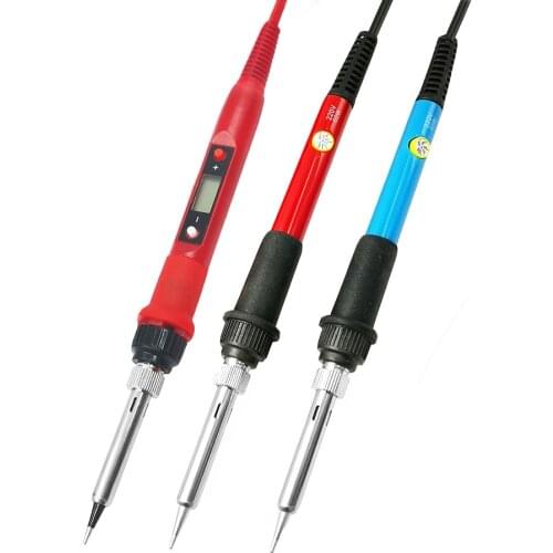 60W/80W Electric soldering iron temperature adjustable 220V 110V LCD Digital Display Welding Solder iron rework station Tools