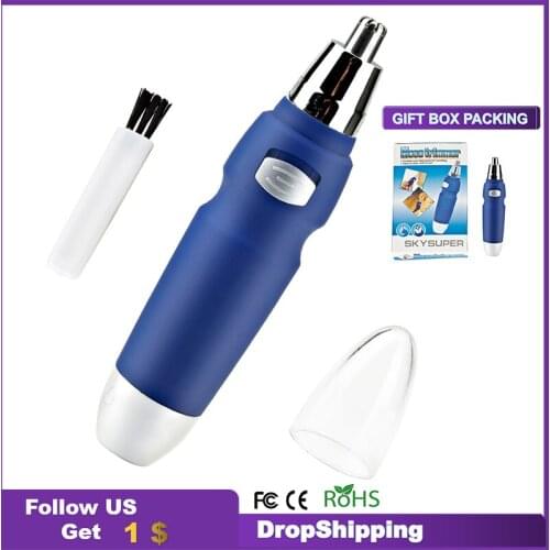 Electric Cordless Mini Ear and Nose Hair Trimmer Rechargeable Ear and Nose Hair Trimmer for Men & Women