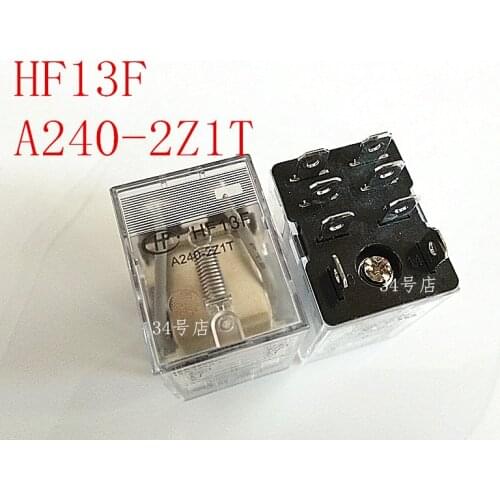 HF13F-A240-2Z1T 10A 8pin JQX-13F A240-2Z1