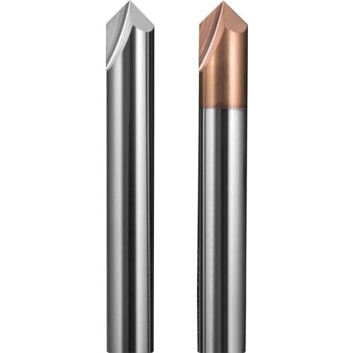 HRC55 Tungsten Carbide Straight Groove Chamfering Milling Cutter 60 /90 /120 Degrees CNC Tool For Engraving bit Machine End Mill