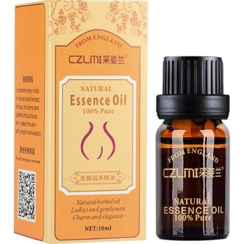 10ml Buttocks massage oil Bigger butt Increase fullness 100% pure natural essential oil Nourishing essential oil for buttocks