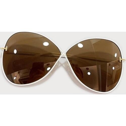 2021 New Sunglasses Women Vintage Fashion Butterfly Mirror Sun Glasses Female Retro Summer Style Metal Eyeglasses Luxury