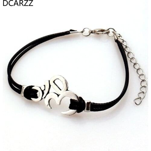 New India Yoga Hindu Buddhist Bracelet,AUM OM Hinduism Outdoor Leather Bracelet Women/Men Religious Symbol Bracelet