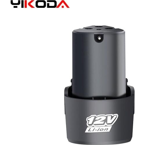 YIKODA 12V Lithium Battery Apply to Cordless Drill Rechargeable Electric Screwdriver