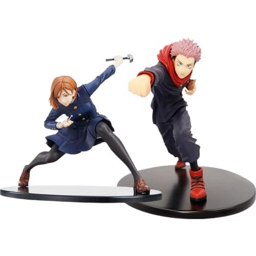 12cm-15cm TAITO Jujutsu Kaisen Kugisaki Nobara Itadori Yuji Toy Pvc Movable Doll Collection Model Toys