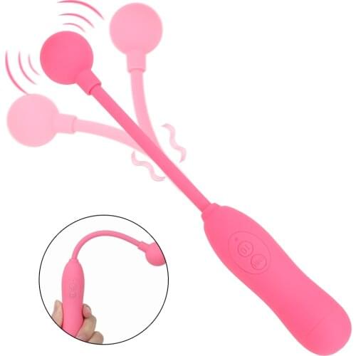 10 Frequency Nipple Anal Vibrator Erotic Flirting Soft Silicone Bullet Egg Sex Toys For Women Full 360° Flexible Head Vibrator