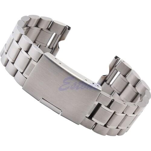 Y1UE 22mm Stainless Steel Watch Band Strap For Motorola Moto 360 Smart Watch + Tools