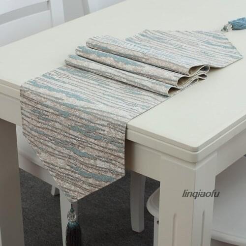 Nordic minimalist modern table runner cloth Solid color hotel bed flag coffee table TV cabinet cover decoration