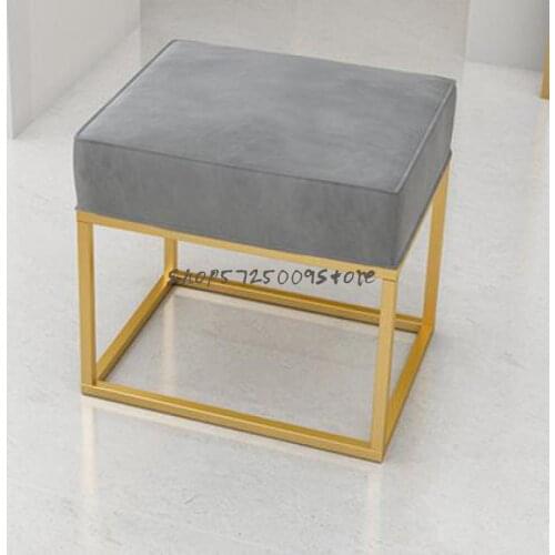 Clothing store shoe changing stool Womens clothing store bench shop Square stool Sofa stool Fitting room stool Trying shoe stoo