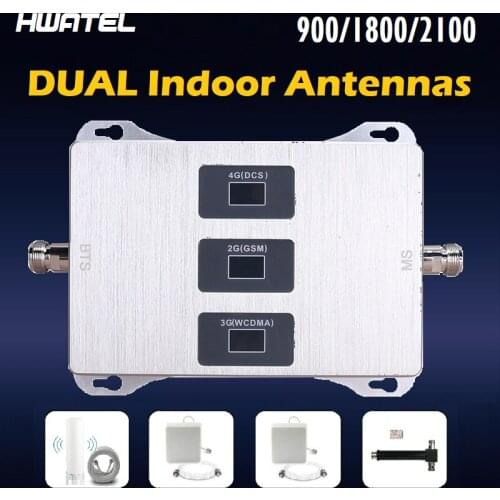 High quality high gain mobile network Repeater Signal Booster amplifier 900 1800 2100 MHZ Egypt Saudi Arabia Yemen Kuwait Oman