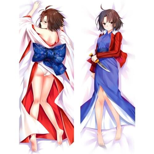 Anime Kara no Kyoukai Dakimakura characters sexy girl Ryougi Shiki otaku Dakimakura throw pillow cover Hugging Body pillowcase