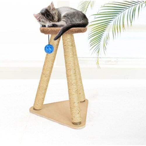 Cat toy cattery Funny cat scratching board Claw sharpener Cat climbing frame Cat jumping platform Sisal scratching post