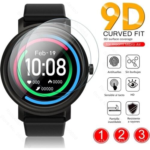 1-3Pcs protective glass for xiaomi mibro air screen protectors for xiomi xaomi xiami mi bro air mibroair smartwatch accessories
