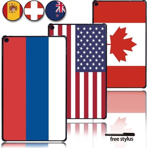 Anti-fall Hard Plastic Tablet Protecive Shell for Amazon Fire HD 10 2015 / 2017/2019 Full Protecive Case with Different Pattern