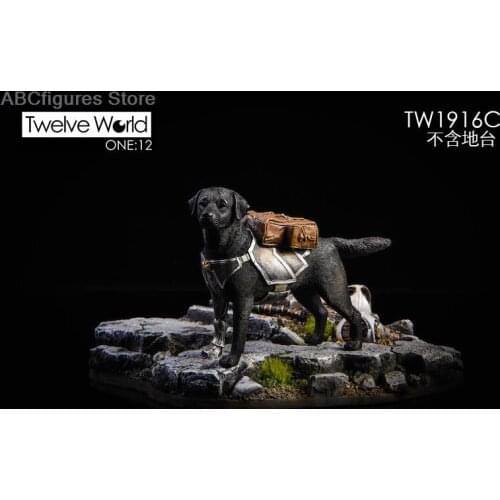 1/12 The ruins of the battlefield and Mechanical Robot Dog Animal Model Figure Scene Accessories TW1916 for 6" Action In Stock