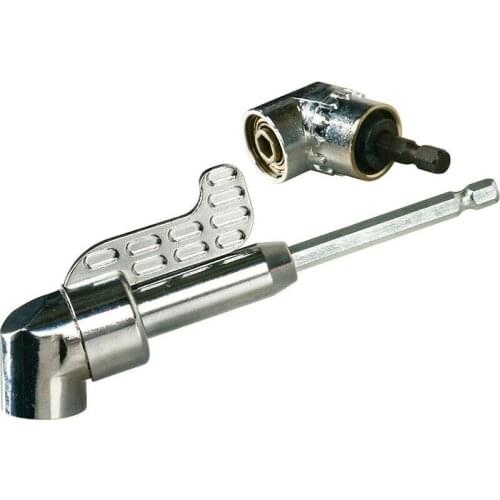 1/4" Magnetic Angle Bit Adapter Screwdriver Chucks and Wrenches 105 Degree Angle Drill Adapter