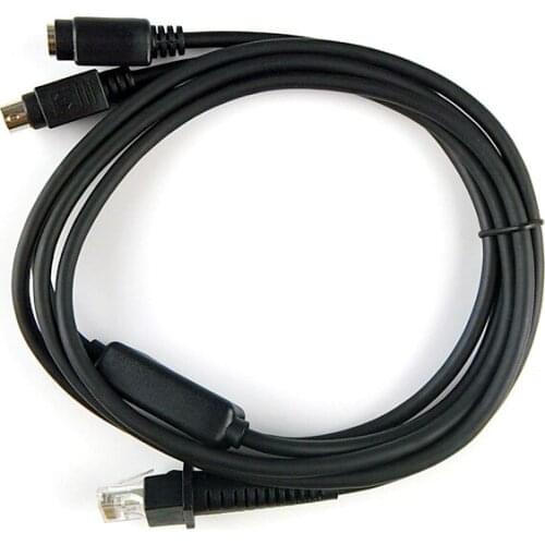 2-PACK BarCode Scanner PS/2 Cable,2M(7feet),For Datalogic QD2130/QD2110/QD2100/QD2330/QD2310/QD2300/QM2130/QM2110/QM2100/GD4130