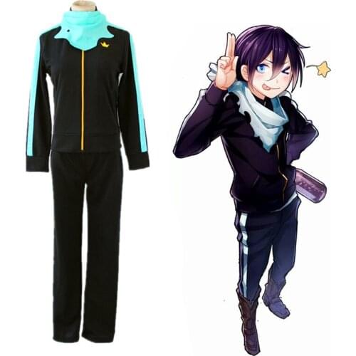 Anime Noragami Stray God Cosplay Costumes Yato Cosplay Costume Sportswear Halloween Carnival Party Noragami Cosplay Costume