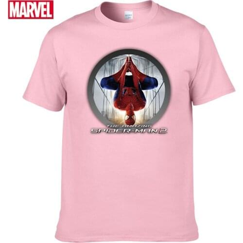 Marvel The Avengers Spider Man t shirt Comfortable Breathable 100% cotton Fashion clothes for teens Summer Tops Tee shirt #95