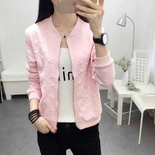 2021 Autumn White Black Bomber Jacket Women Jacket And womens Coat Clothes Ladies Short Jacket Cardigan Jacket