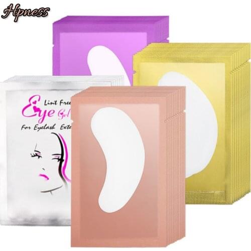 Eye Pads Eye Non-woven Patch For Eyelash Extension For Grafting False Lashes 20/50/200/500/1000Pcs Bulk Customized With LOGO