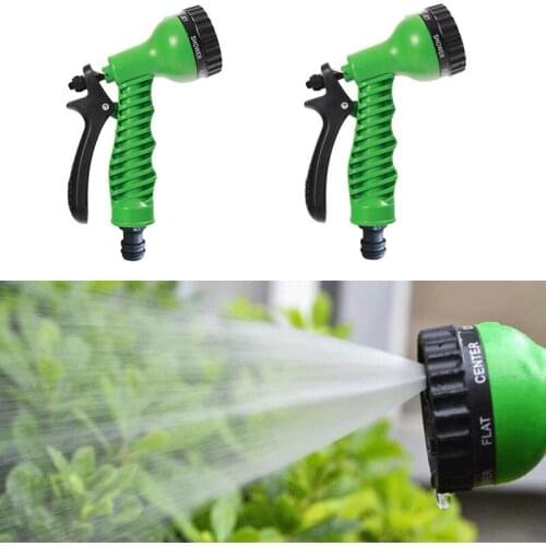 Garden Water Gun Hose Nozzle Lawn Sprinkler Car Wash Water Gun 7 Patterns Household Watering Hose Spray Gun Car Washing Cleaning