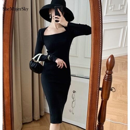 SHEMUJERSKY Fashion Tight Dresses