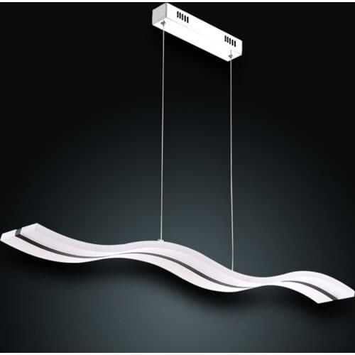 VALLKIN LED Pendant Lights Lamps Living Room Lights Modern Simple Newest Wave Design 38W Excellent Acrylic Indoor Home Lighting