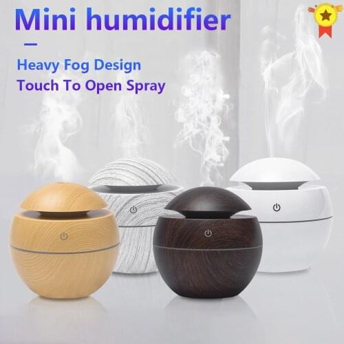 130ml Variable Aromatherapy Essential Oil Diffuser Mini Usb Air Humidifier Portable Ultrasonic Atomizing Humidifier Air Purifier