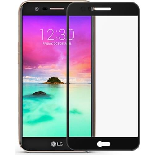 For LG K10 2017 M250N M250 N M 250 X400 5.3inch Full Cover Tempered Glass Screen Protector For k 10 2017 Full Cover 9H Film Case