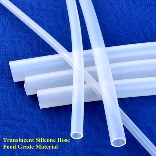 1M Food Grade Silicone Hose Inner Dia1~5MM Clear Transparent Rubber Tube Aquarium Tank Garden Irrigation Soft Flexible Tube Pipe