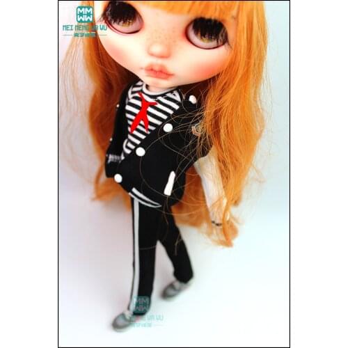 1PCS Blyth clothes fashion casual jacket, vest, sweatpants for Blyth Azone 1/6 doll accessories