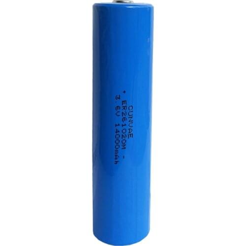 1PC ER261020M Lithium Battery ER 261020 14000mAh 3.6V Li-SOCl2 High Drain Battery For electricity meter gas meter