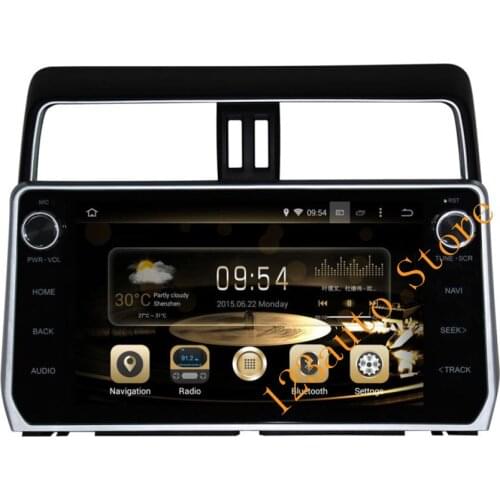 10.1 inch Android 8.0 7.1 eight Octa core Car CD DVD GPS Player NAVIGATION AUTO for Toyota Prado 2018